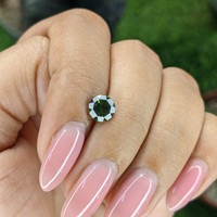 1.19 Ct. Yellowish Green Sapphire from Australia Life Style