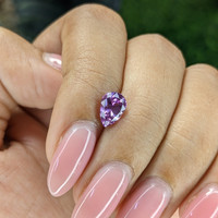 1.27 Ct. Pinkish Purple Sapphire from Tanzania Life Style