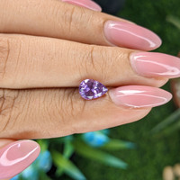 1.27 Ct. Pinkish Purple Sapphire from Tanzania Life Style