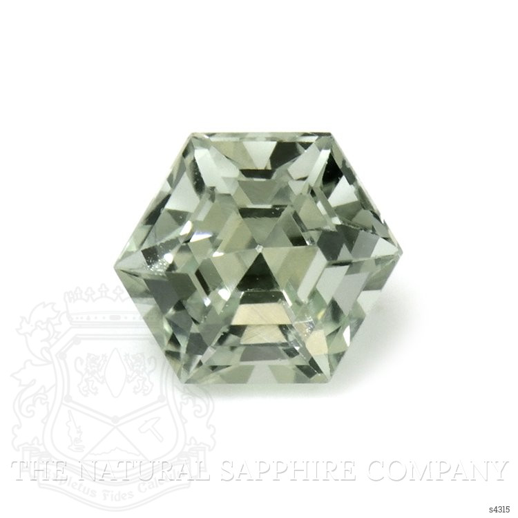 0.39 Ct. Green Sapphire from Ceylon (Sri Lanka)