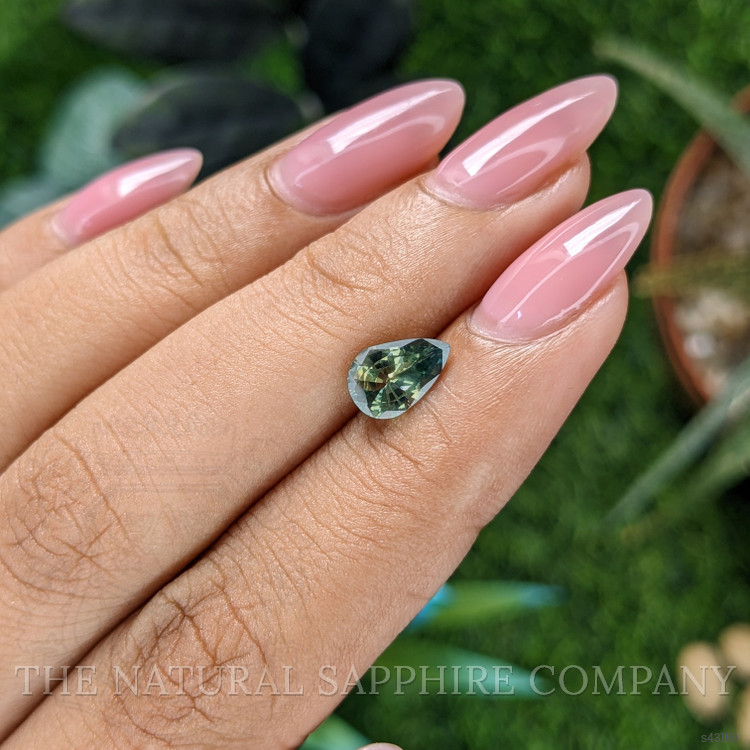 1.16 Ct. Bluish Green Sapphire from Madagascar