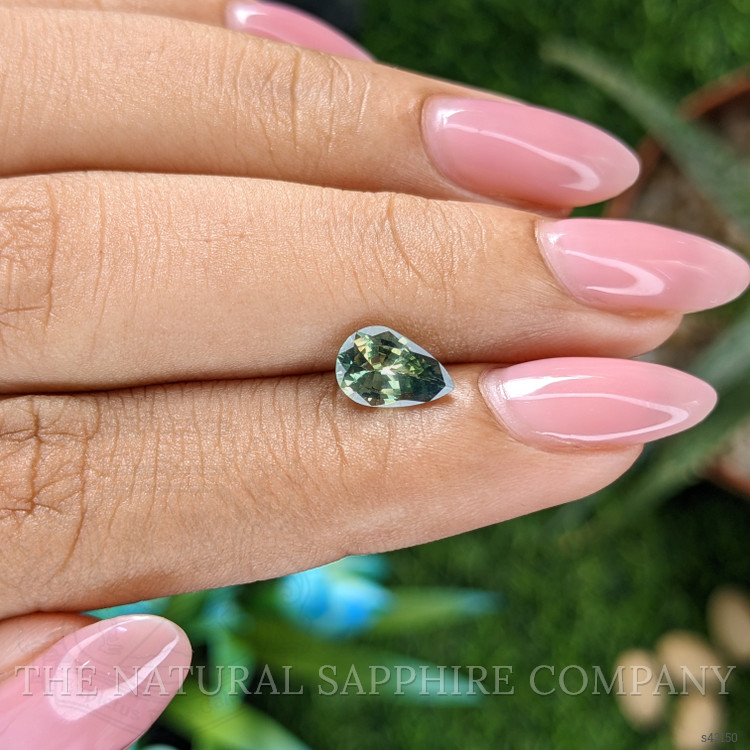 1.16 Ct. Bluish Green Sapphire from Madagascar