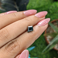1.52 Ct. Bluish Green Sapphire from Madagascar Life Style