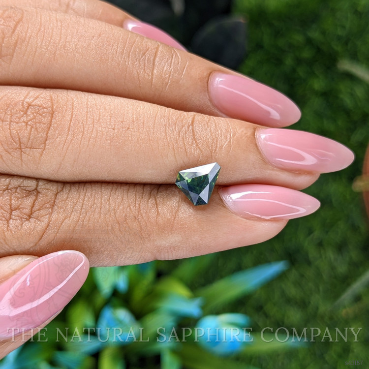 1.57 Ct. Bluish Green Sapphire from Australia