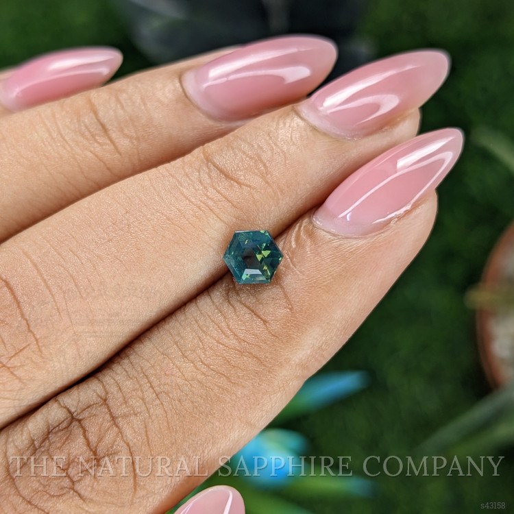 1.02 Ct. Bluish Green Sapphire from Madagascar