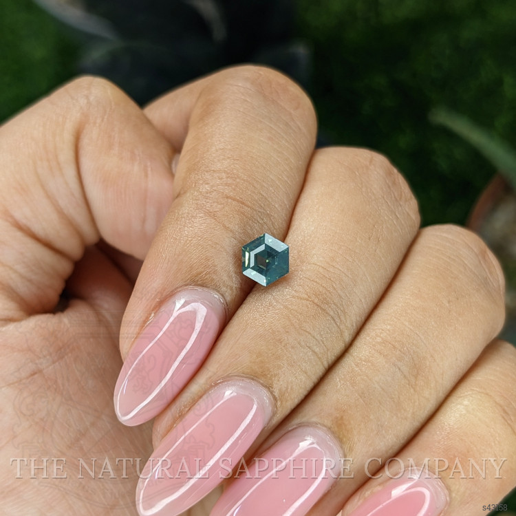 1.02 Ct. Bluish Green Sapphire from Madagascar