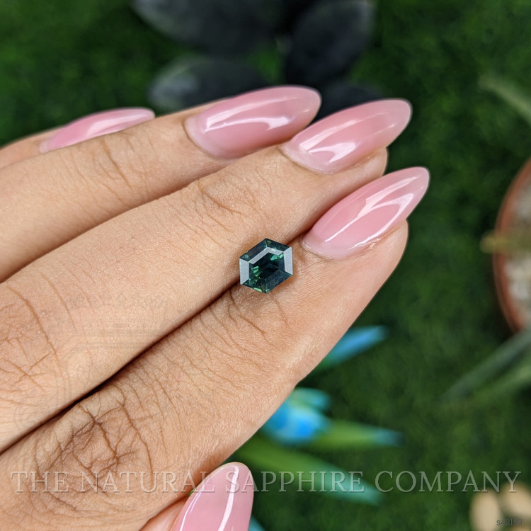 1.33 Ct. Bluish Green Sapphire from Madagascar