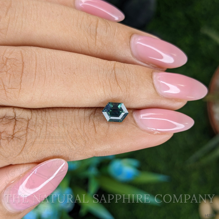 1.33 Ct. Bluish Green Sapphire from Madagascar