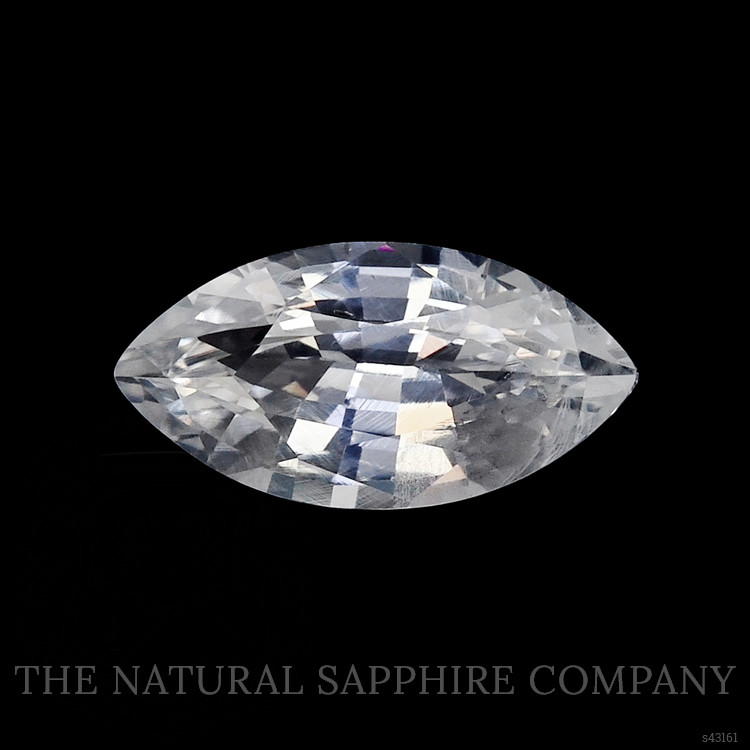 1.39 Ct. White Sapphire from Ceylon (Sri Lanka)