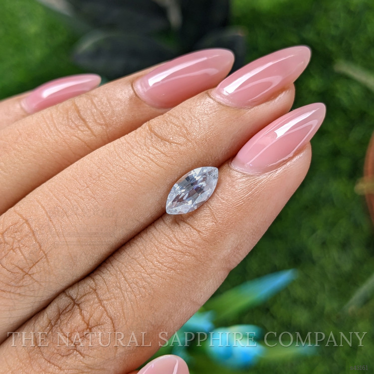 1.39 Ct. White Sapphire from Ceylon (Sri Lanka)