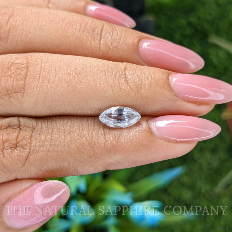 1.39 Ct. White Sapphire from Ceylon (Sri Lanka)