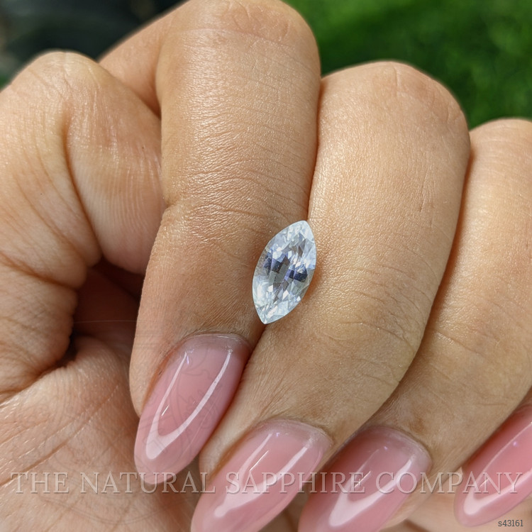 1.39 Ct. White Sapphire from Ceylon (Sri Lanka)