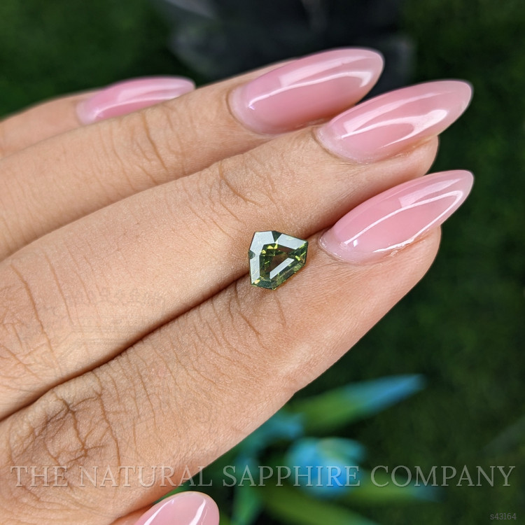 1.25 Ct. Yellowish Green Sapphire from Australia