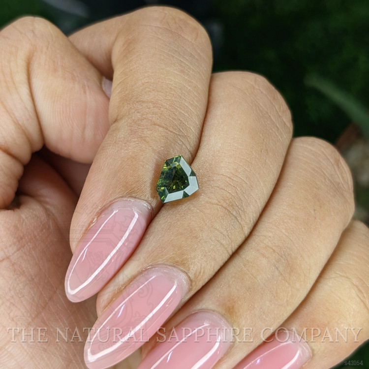 1.25 Ct. Yellowish Green Sapphire from Australia