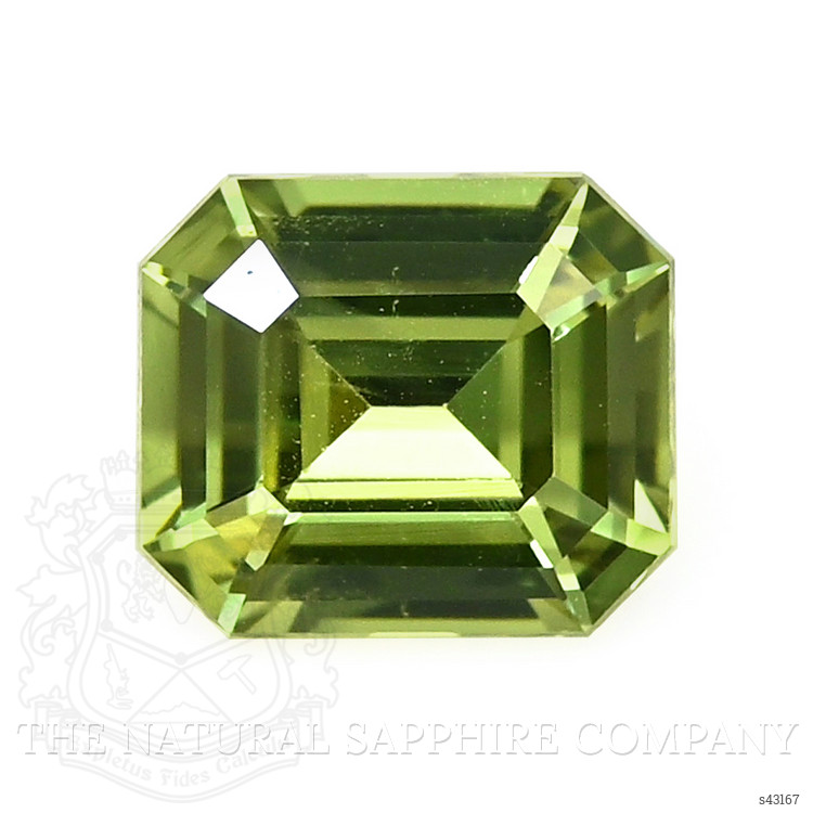 0.98 Ct. Yellowish Green Sapphire from Australia