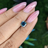 1.25 Ct. Bluish Green Sapphire from Madagascar Life Style