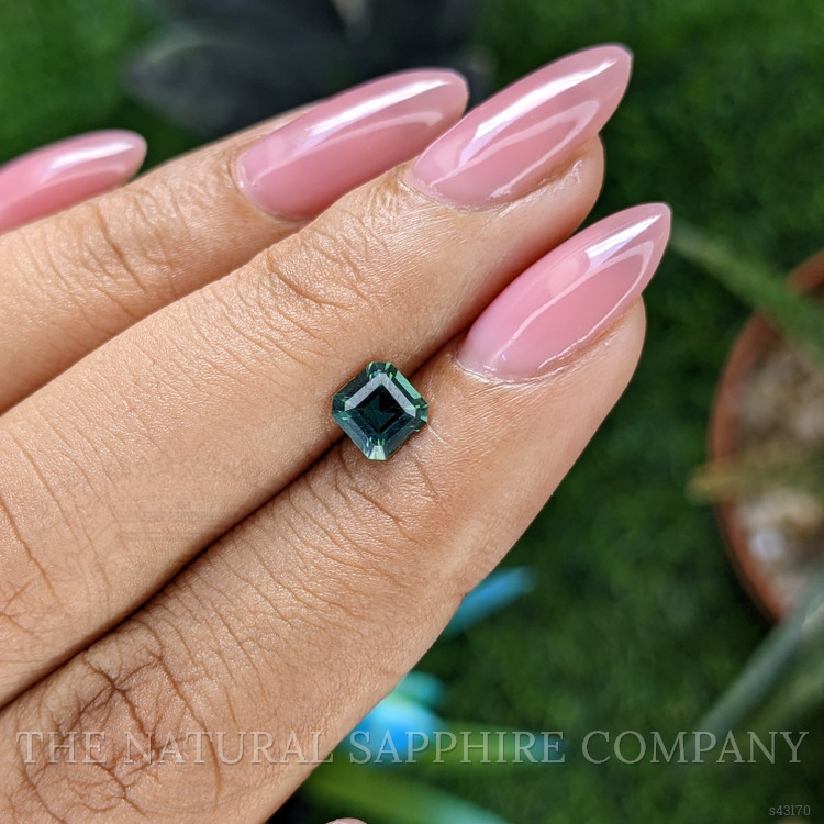 0.84 Ct. Bluish Green Sapphire from Madagascar