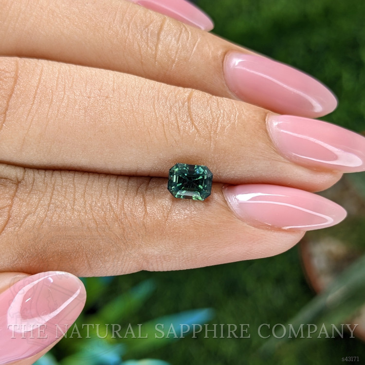 1.09 Ct. Bluish Green Sapphire from Madagascar