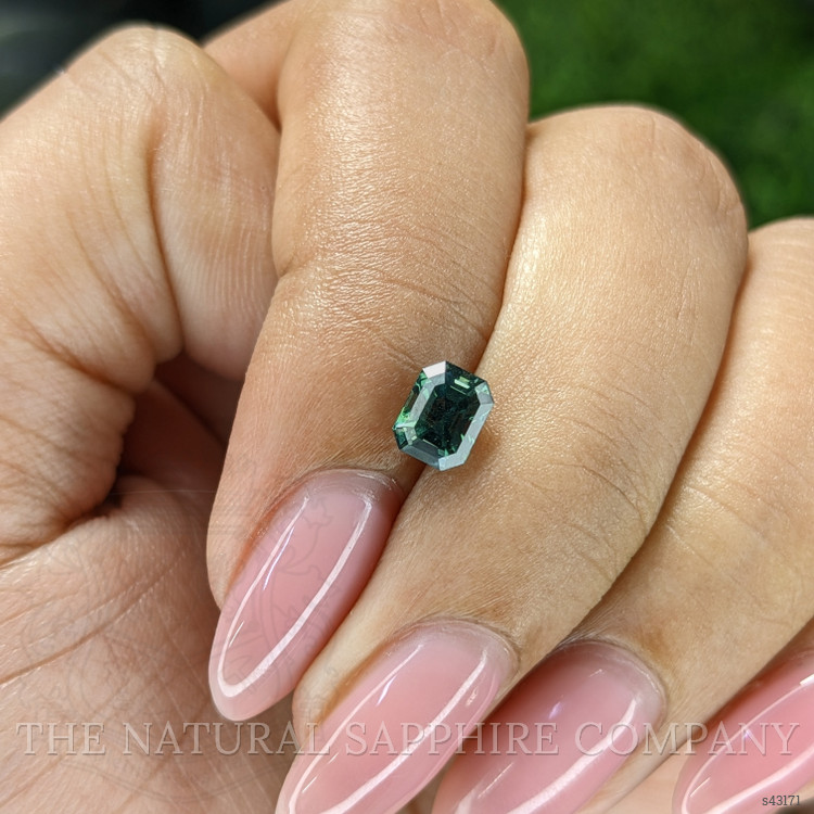 1.09 Ct. Bluish Green Sapphire from Madagascar