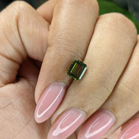 1.07 Ct. Yellowish Green Sapphire from Australia Life Style