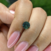 1.06 Ct. Bluish Green Sapphire from Australia Life Style