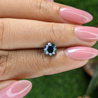 1.10 Ct. Greenish Blue Sapphire from Australia Life Style