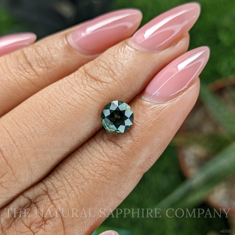 1.38 Ct. Green Sapphire from Australia