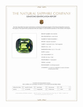 2.20 Ct. Bi Color / Parti Sapphire from Australia Scan Report