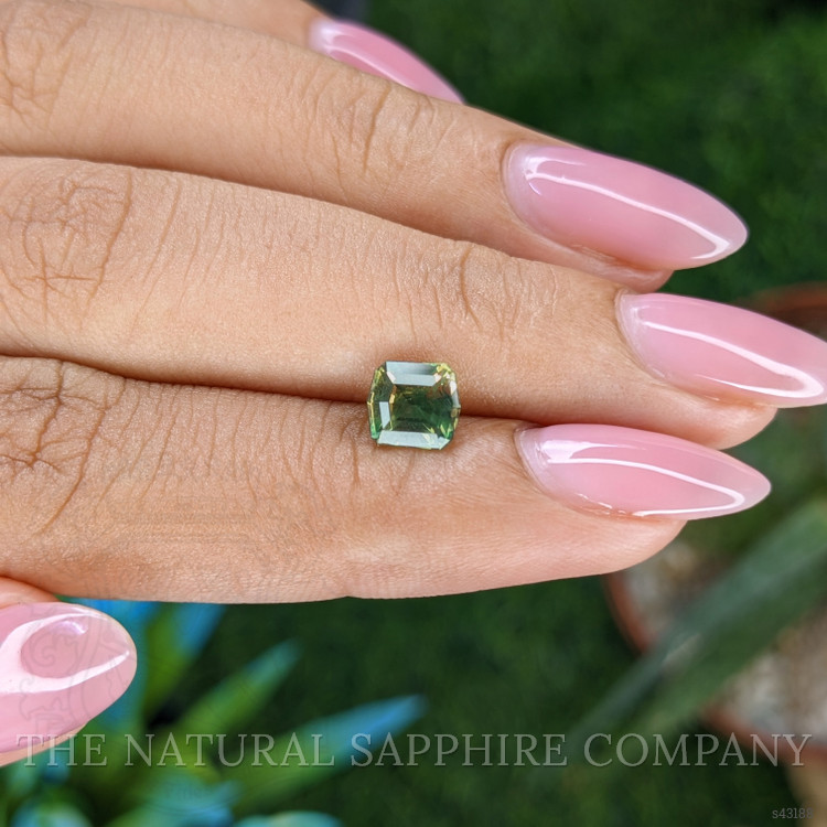 1.28 Ct. Yellowish Green Sapphire from Australia