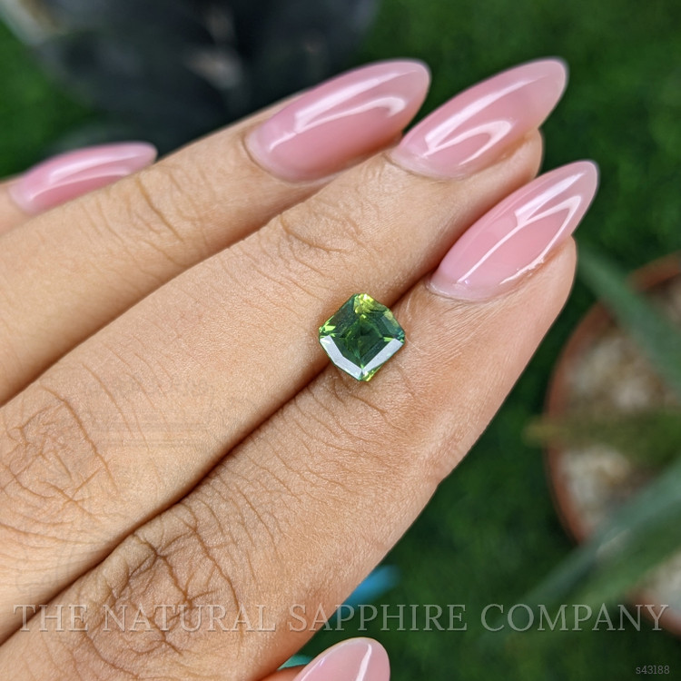 1.28 Ct. Yellowish Green Sapphire from Australia