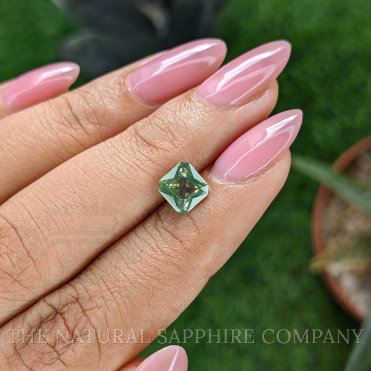 1.56 Ct. Yellowish Green Sapphire from Australia