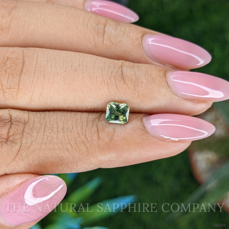 0.74 Ct. Yellowish Green Sapphire from Australia