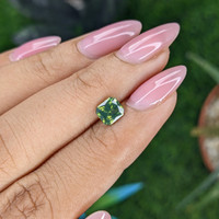 1.12 Ct. Green Sapphire from Australia Life Style