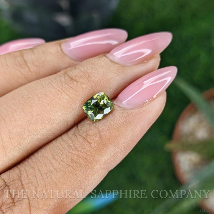 1.27 Ct. Yellowish Green Sapphire from Tanzania