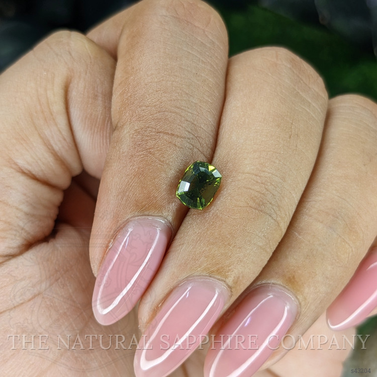 1.07 Ct. Yellowish Green Sapphire from Australia