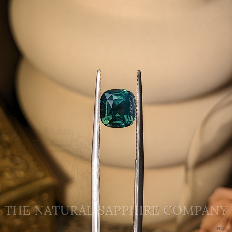 4.06 Ct. Bluish Green Sapphire from Madagascar