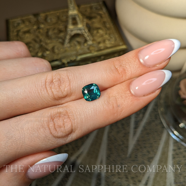 4.06 Ct. Bluish Green Sapphire from Madagascar