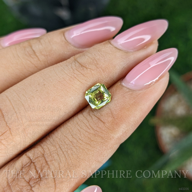 1.05 Ct. Yellowish Green Sapphire from Australia