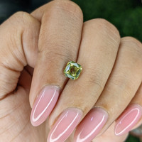 1.05 Ct. Yellowish Green Sapphire from Australia Life Style