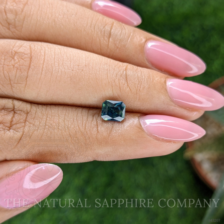 1.05 Ct. Bluish Green Sapphire from Australia