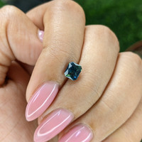 1.05 Ct. Bluish Green Sapphire from Australia Life Style