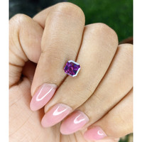 1.20 Ct. Bi Color / Parti Sapphire from Ceylon (Sri Lanka) Life Style