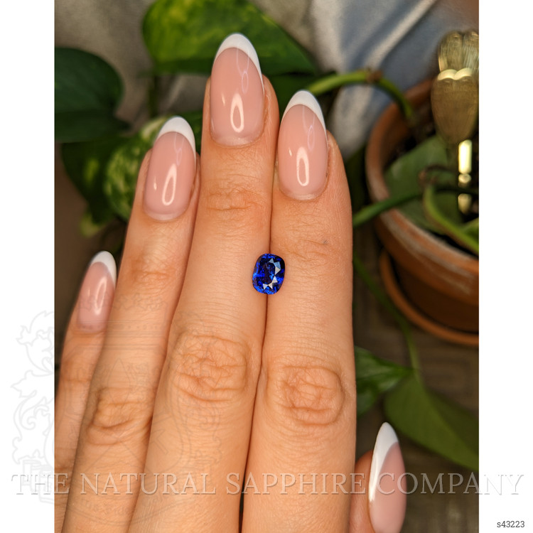 2.07 Ct. Blue Sapphire from Ceylon (Sri Lanka)