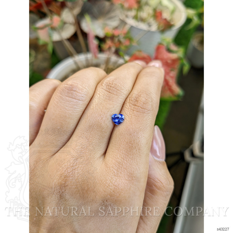 0.57 Ct. Blue Sapphire from Ceylon (Sri Lanka)