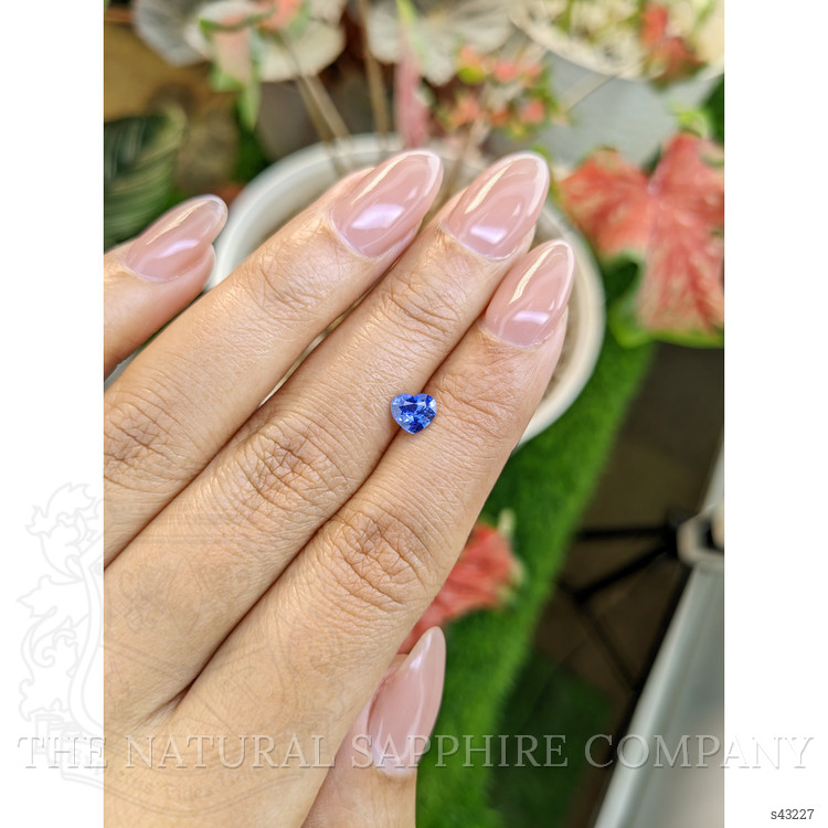 0.57 Ct. Blue Sapphire from Ceylon (Sri Lanka)