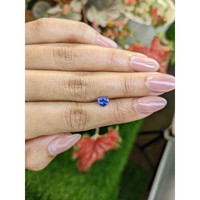 0.57 Ct. Blue Sapphire from Ceylon (Sri Lanka) Life Style