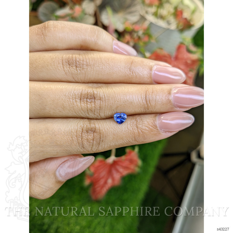 0.57 Ct. Blue Sapphire from Ceylon (Sri Lanka)