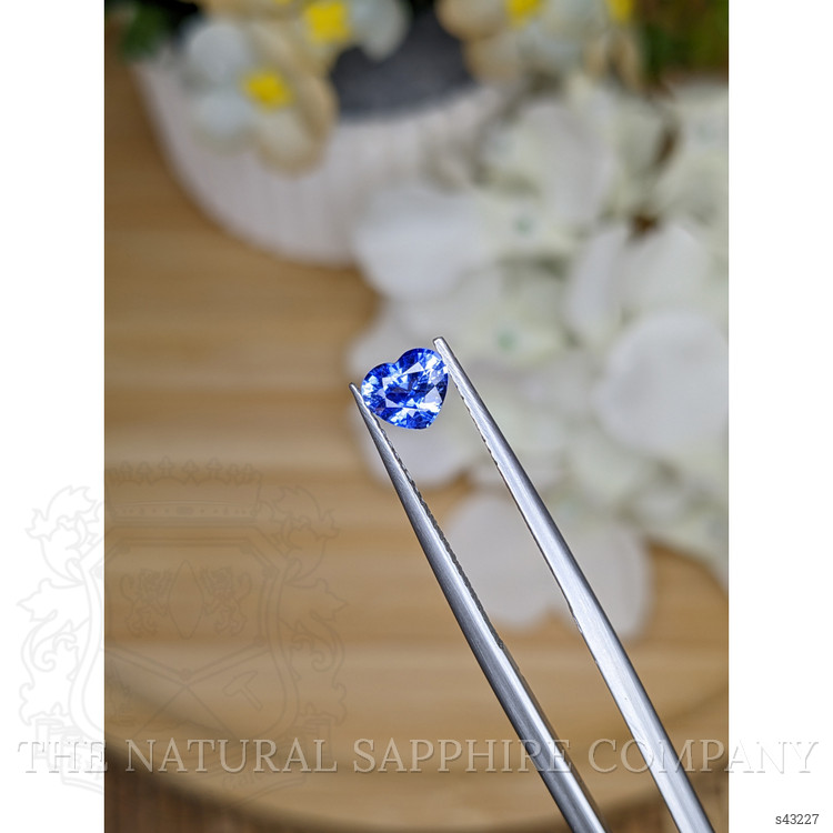 0.57 Ct. Blue Sapphire from Ceylon (Sri Lanka)