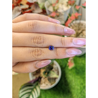 1.30 Ct. Violet Sapphire from Ceylon (Sri Lanka) Life Style