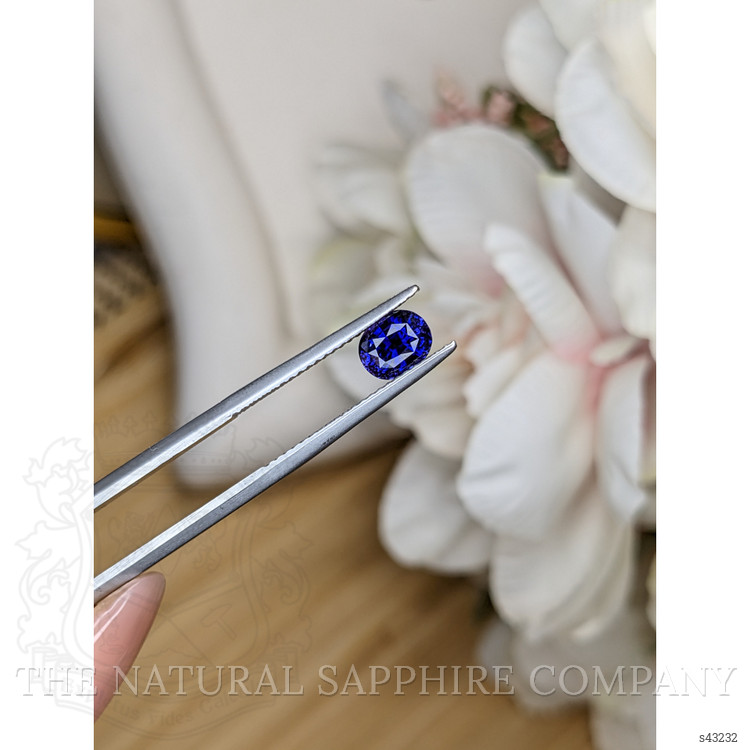 1.30 Ct. Violet Sapphire from Ceylon (Sri Lanka)